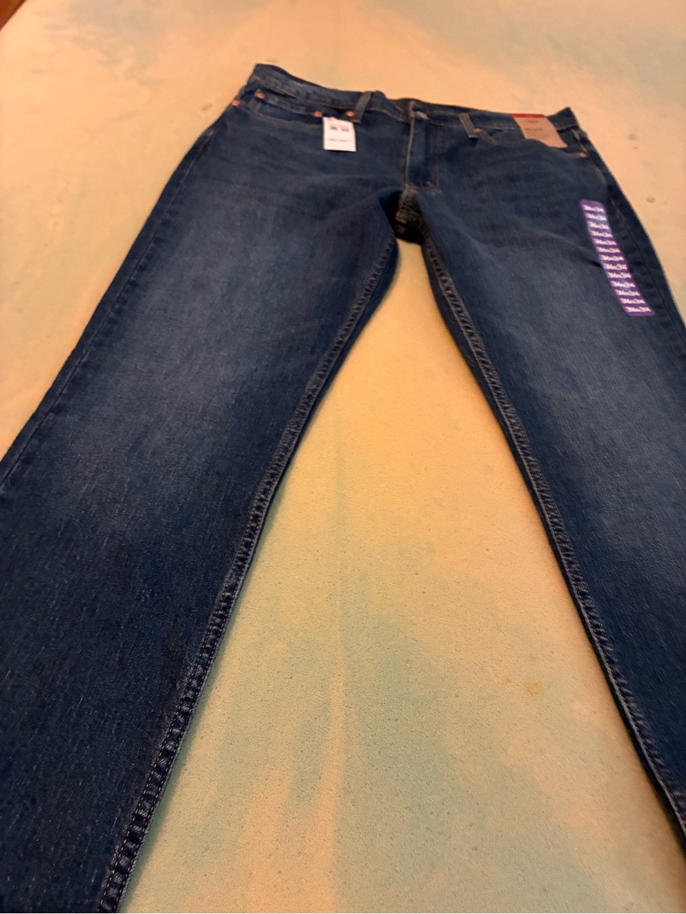 Levi's Men's Slim Straight Jeans in Indigo Blue